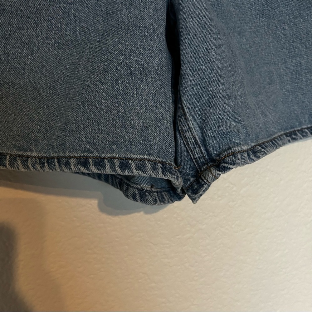 Vintage 90s Y2K Liz Claiborne Blue Mom Jean Denim Shorts - Picture 3 of 8